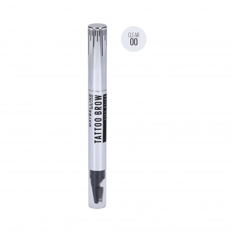 MAYBELLINE TATTOO BROW LIFT Marqueur à sourcils double face 00 Clear