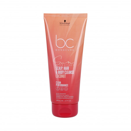 SCHWARZKOPF PROFESSIONAL BC SUN PROTECT 3in1 Hair and body shampoo 200ml