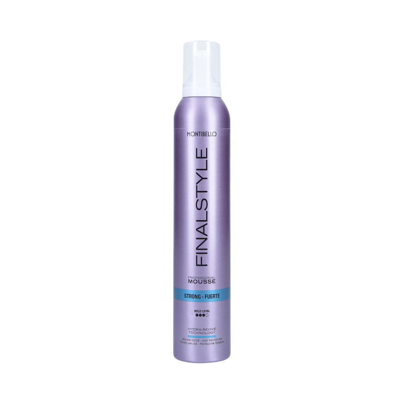 MONTIBELLO FINALSTYLE Espuma modeladora forte para cabelo 320ml