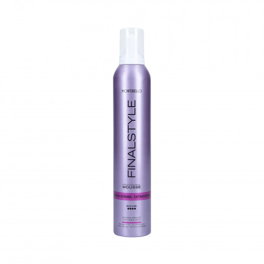 MONTIBELLO FINALSTYLE EXTRA STRONG FOAM Espuma hidratante muito forte para modelar o cabelo 320ml