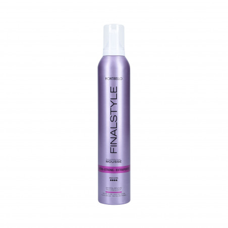 MONTIBELLO FINALSTYLE EXTRA STRONG FOAM Very strong moisturizing foam for styling hair 320ml