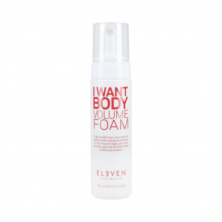 ELEVEN AUSTRALIA I WANT BODY VOLUME Hair mousse with volume 200 ml