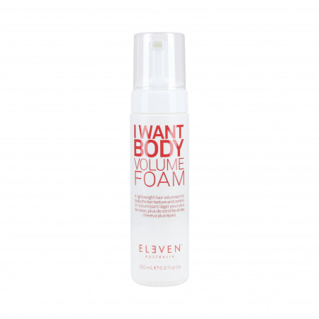 ELEVEN AUSTRALIA I WANT BODY VOLUME Pianka do włosów nadająca objętość 200ml - 1 ELEVEN AUSTRALIA I WANT BODY VOLUME Pianka do włosów nadająca objętość 200ml - 1