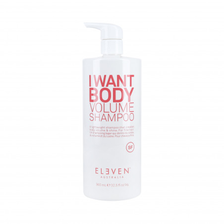 ELEVEN AUSTRALIA I WANT BODY VOLUME Shampooing cheveux avec volume 960ml