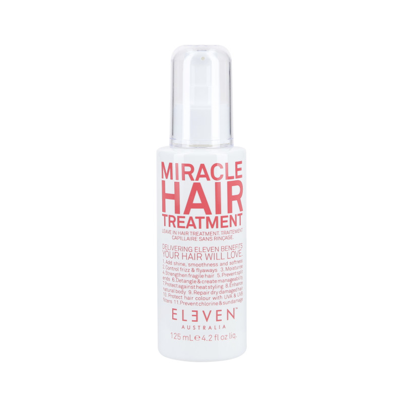 ELEVEN AUSTRALIA MIRACLE HAIR Behagyható kezelés sérült hajra 125 ml