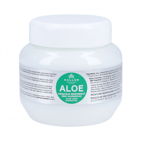 KALLOS KJMN Aloe Hidratáló hajmaszk aloéval 275ml