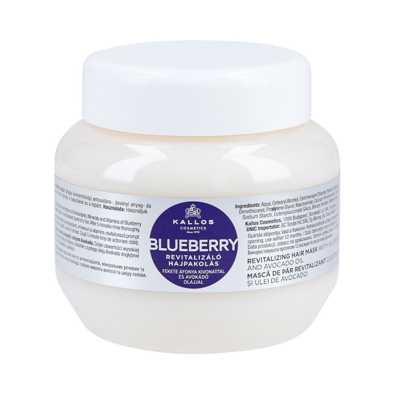 Kallos KJMN Blueberry Revitalizing Hair Mask 275ml