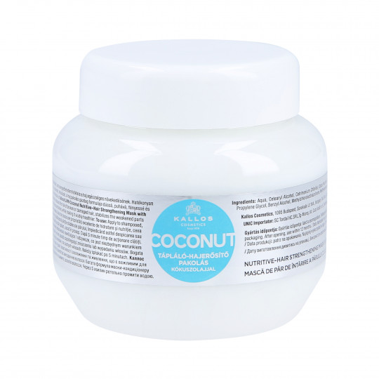KALLOS KJMN Coconut Odżywczo-wzmacniająca maska do włosów 275ml