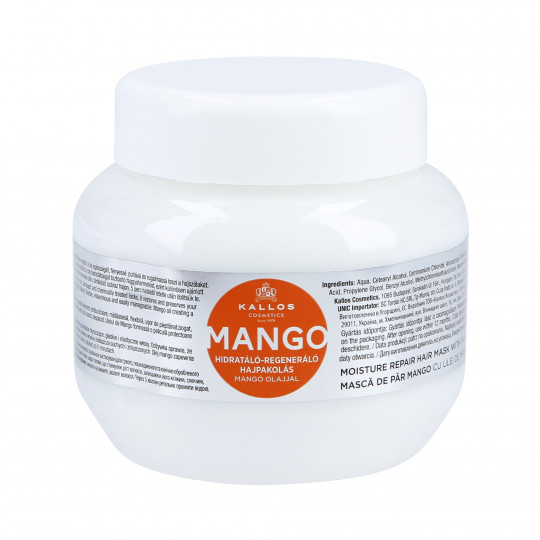 KALLOS KJMN Mascarilla regeneradora con aceite de mango 275ml