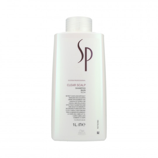 WELLA SP CLEAR SCALP Delikatny szampon przeciwłupieżowy 1000ml