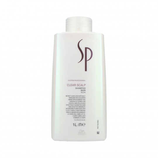 WELLA SP CLEAR SCALP Jemný šampón proti lupinám 1000ml