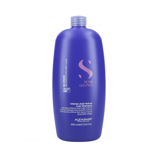 ALFAPARF SEMI DI LINO BLONDE ANTI YELLOW Neutralizujący szampon do włosów blond 1000ml