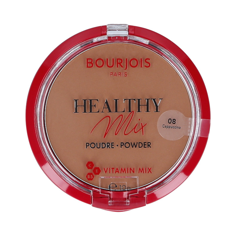 BOURJOIS HEALTHY MIX Polvo facial compacto 08 Cappuccino 10g