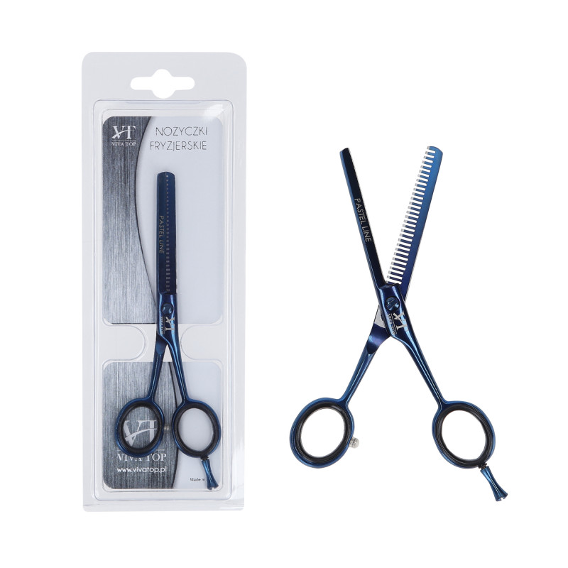 VIVA TOP SCISSORS PASTELL LINE Blue hairdressing scissors 5.5 "