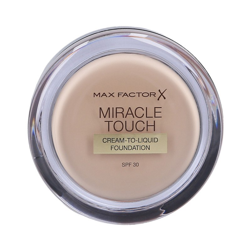 Base MAX FACTOR Miracle Touch com ácido hialurônico 075 Dourado