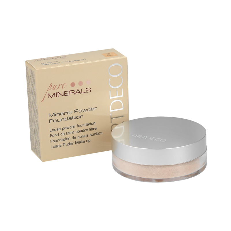 ARTDECO PURE MINERALS Mineral pudder foundation 6 Honning 15g