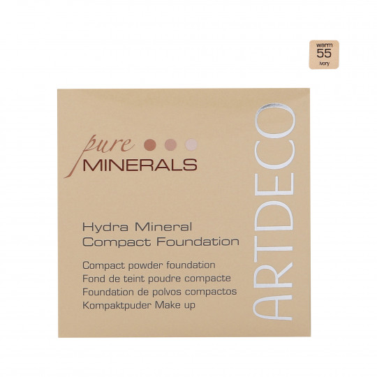 ARTDECO PURE MINERALS HYDRA Moisturizing mineral powder foundation 55 Ivory 10g