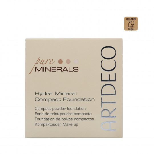 ARTDECO PURE MINERALS HYDRA Hidratáló ásványi alapozó púderben 70 Fresh Beige 10g