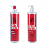 TIGI BED HEAD RESURRECTION Conjunto para cabelos enfraquecidos Shampoo 970ml + Condicionador 970ml