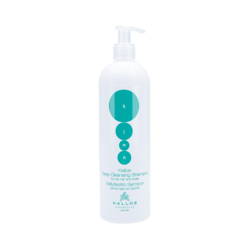 KALLOS KJMN Shampoo de limpeza profunda para cabelos 500ml