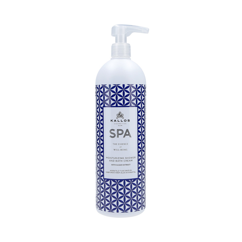 KALLOS SPA Moisturizing bath lotion with algae extract and sea salt 1000ml