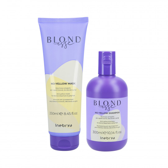 INEBRYA NO AMARELO SHAMPOO+MÁSCARA 2X300ML CONJUNTO