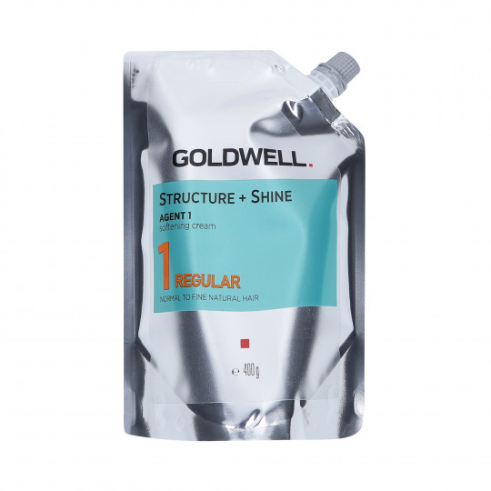 Goldwell Structure + Shine Agent 1 - 1 Regular Crema ablandadora - 1 Regular para cabello fino o normal 400g