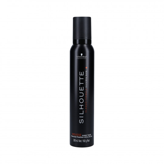 SCHWARZKOPF PROFESSIONAL SILHOUETTE Mousse capilar super forte e forte 200ml