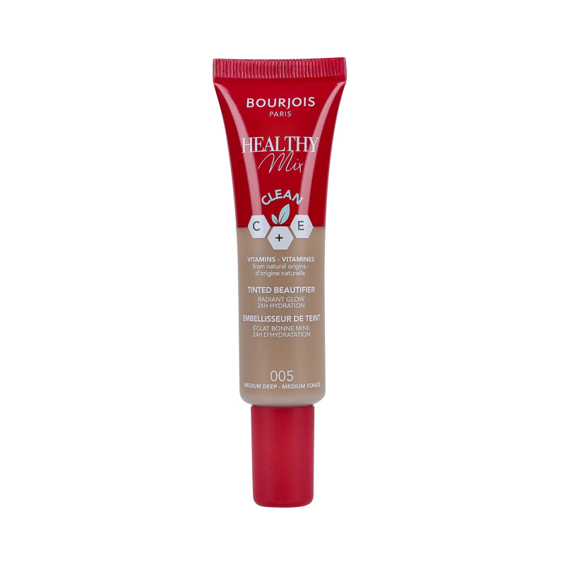 BOURJOIS HEALTHY MIX Fugtgivende toning ansigtscreme 005 Medium Deep 30ml