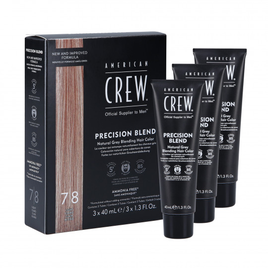 AMERICAN CREW Precision Blend Desengordurante para homens Leve (7-8) 3x40ml