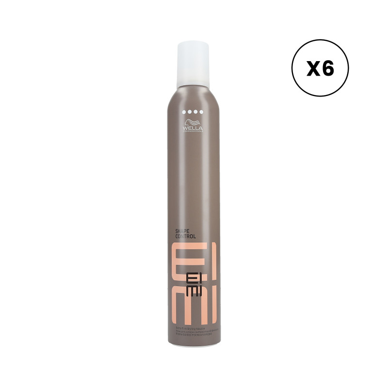 WELLA PROFESSIONALS EIMI Shape Control Ultramocna pianka dodająca objętości włosom 6 x 500ml - 1