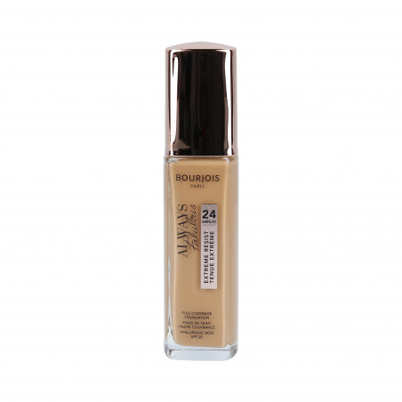 BOURJOIS ALWAYS FABULOUS Trwały podkład do twarzy SPF20 520 Caramel 30ml - 1 BOURJOIS ALWAYS FABULOUS Trwały podkład do twarzy SPF20 520 Caramel 30ml - 1