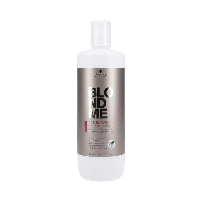 SCHWARZKOPF PROFESSIONAL BLONDE ME Intensive and rich conditioner for blond hair 1000ml