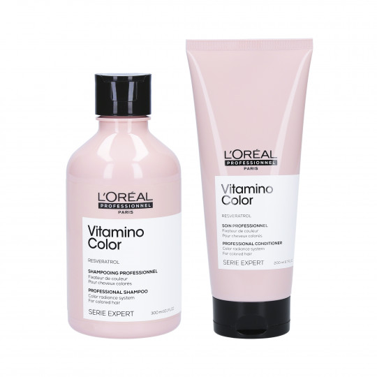 L'OREAL PROFESSIONNEL VITAMINO COLOR Set für gefärbtes Haar Shampoo 300 ml + Conditioner 200 ml