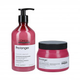 L'OREAL PROFESSIONNEL PRO LONGER Conjunto capilar fortalecedor Shampoo 500ml + Máscara 500ml