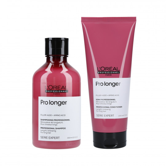 L'OREAL PROFESSIONNEL PRO LONGER Conjunto capilar fortalecedor Shampoo 300ml + Condicionador 200ml