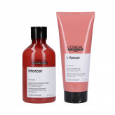 L'OREAL PROFESSIONNEL INFORCER Conjunto fortalecedor de cabelos Shampoo 300ml + Condicionador 200ml