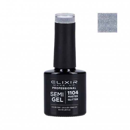 ELIXIR Hybrid nail polish 1104 MASTER GLITTER 8ml