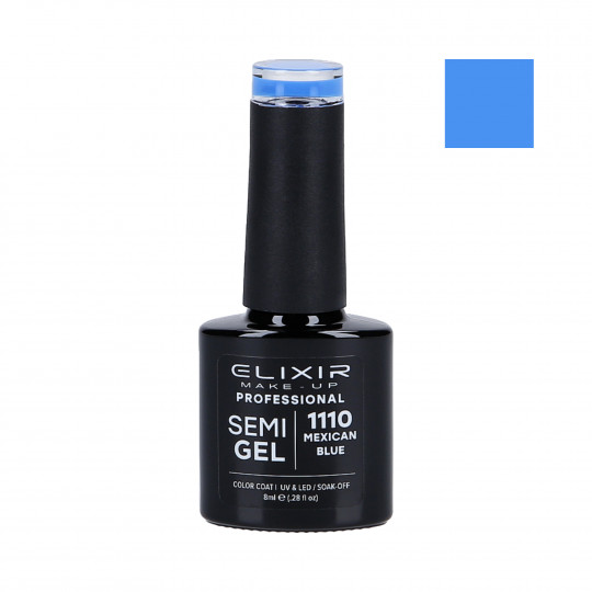 ELIXIR Hybrid nail polish 1110 MEXICAN BLUE 8ml