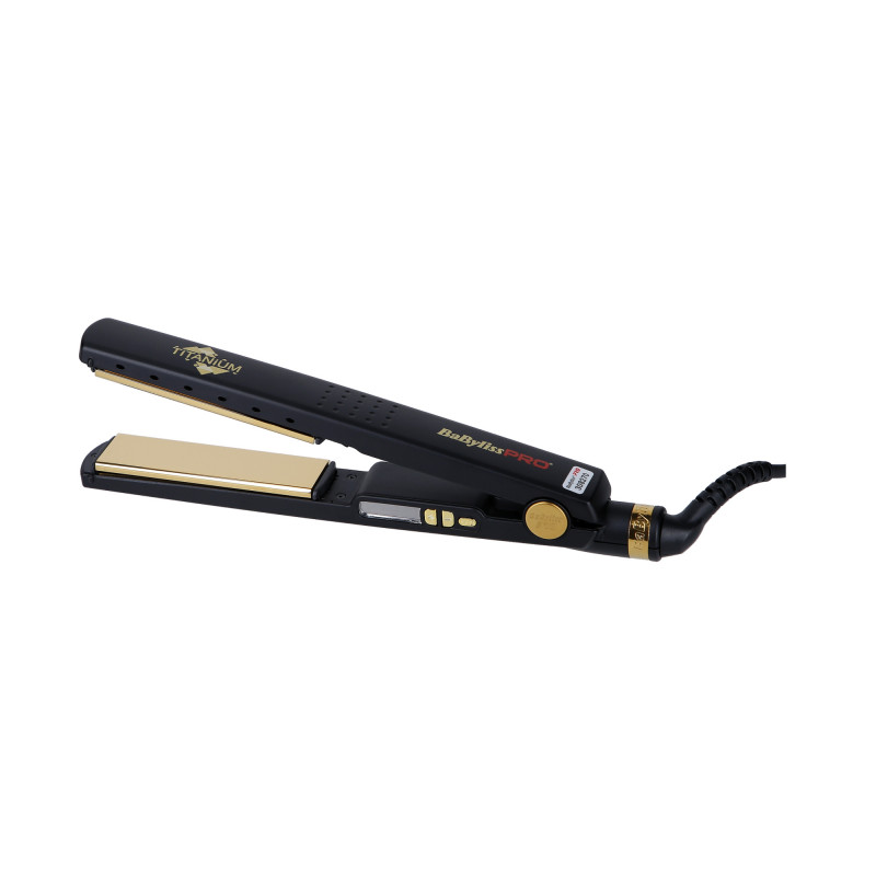 BABYLISS PRO Titanium Piastra in titanio con ionizzazione BAB3091BKTE