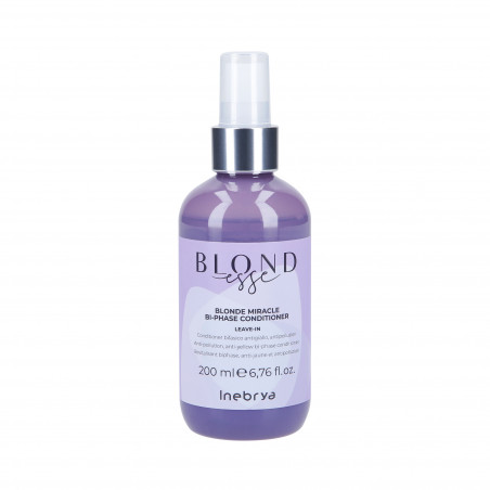 INEBRYA BLONDESSE BLONDE Miracle Bi- Phase Après-shampooing biphasé pour cheveux blonds 200 ml