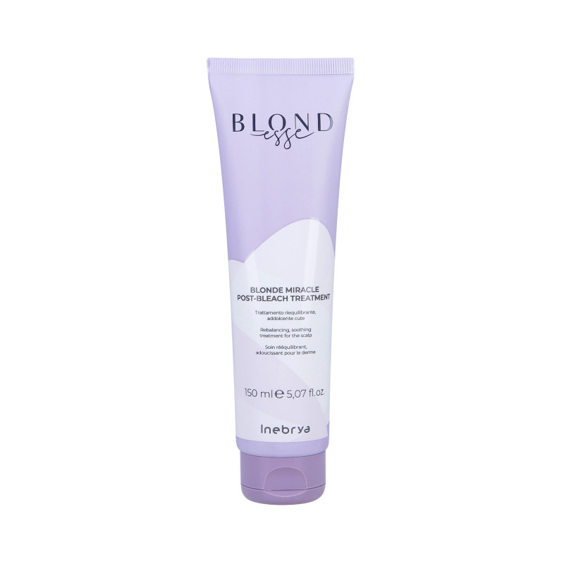 INEBRYA BLONDESSE MIRACLE Post Bleach Creme regenerador e calmante após coloração 150ml