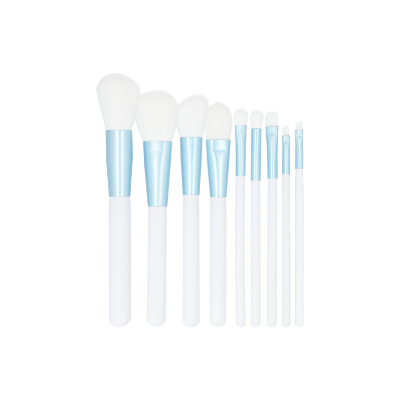 MIMO by Tools For Beauty, Zestaw 9 pędzli do makijażu, Biały