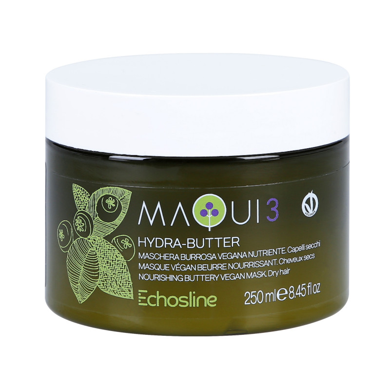 ECHOSLINE MAQUI 3 Vegan mask for dry and damaged hair 250 ml