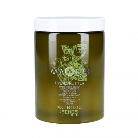 ECHOSLINE MAQUI 3 Vegane Maske für trockenes und geschädigtes Haar 1000ml - 1 ECHOSLINE MAQUI 3 Vegane Maske für trockenes und geschädigtes Haar 1000ml - 1
