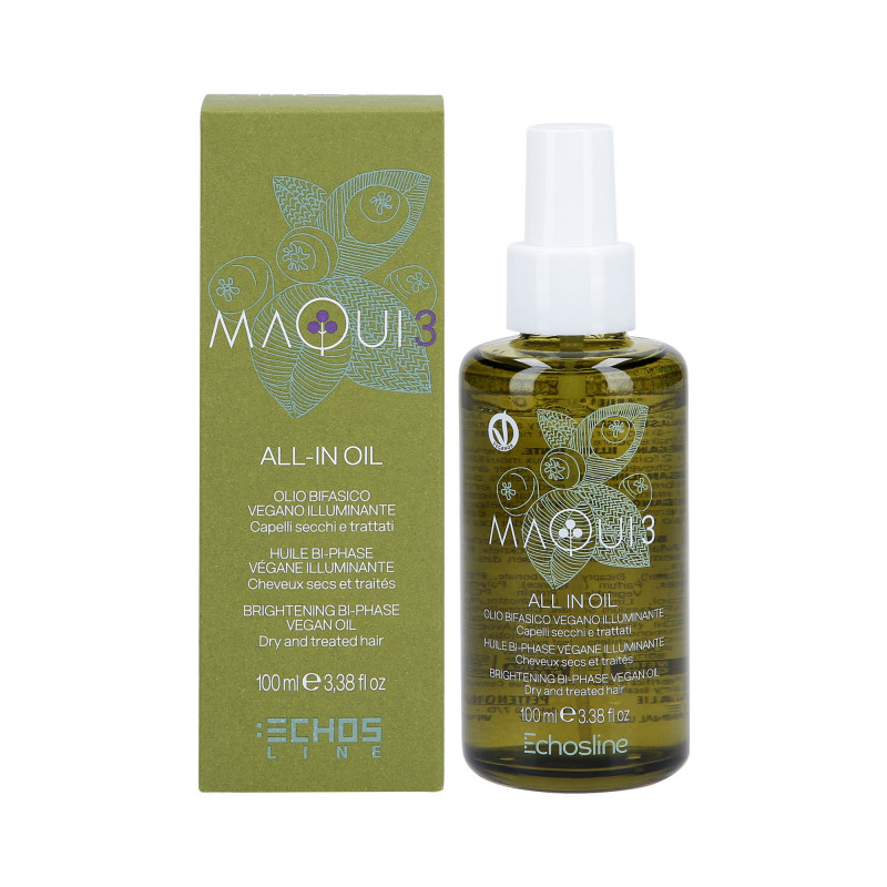 ECHOSLINE MAQUI 3 Vegan oil for dry hair with shine 100 ml