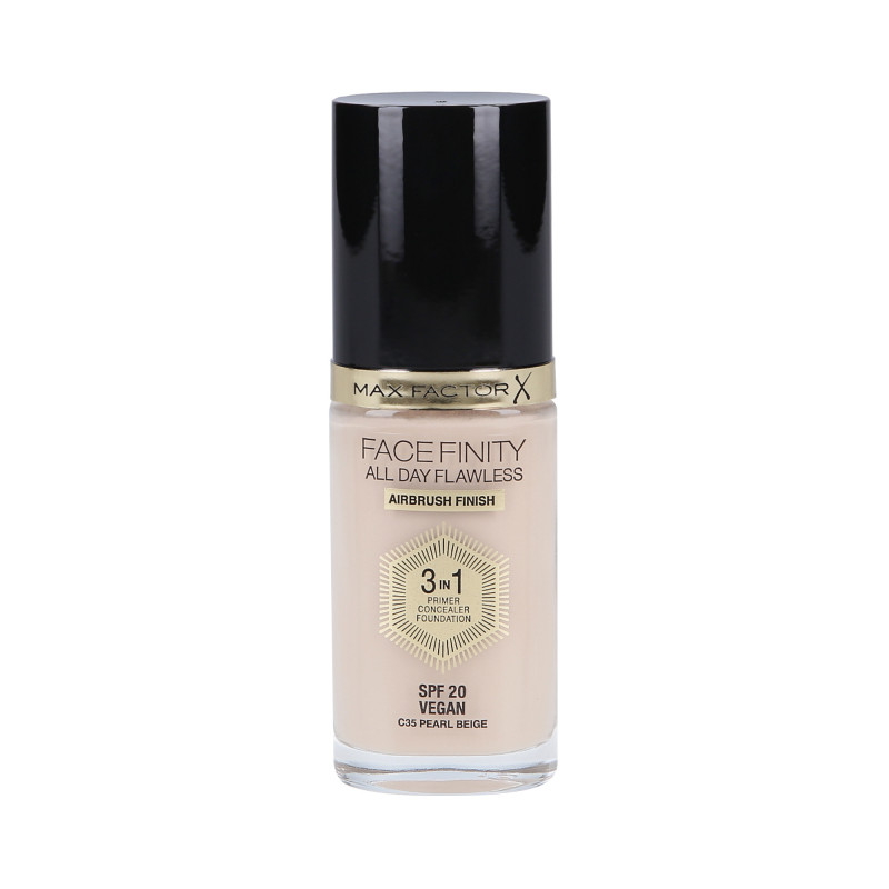 MAX FACTOR FACEFINITY All Day Flawless Base 3en1 SPF20 35 Pearl Beige 30ml