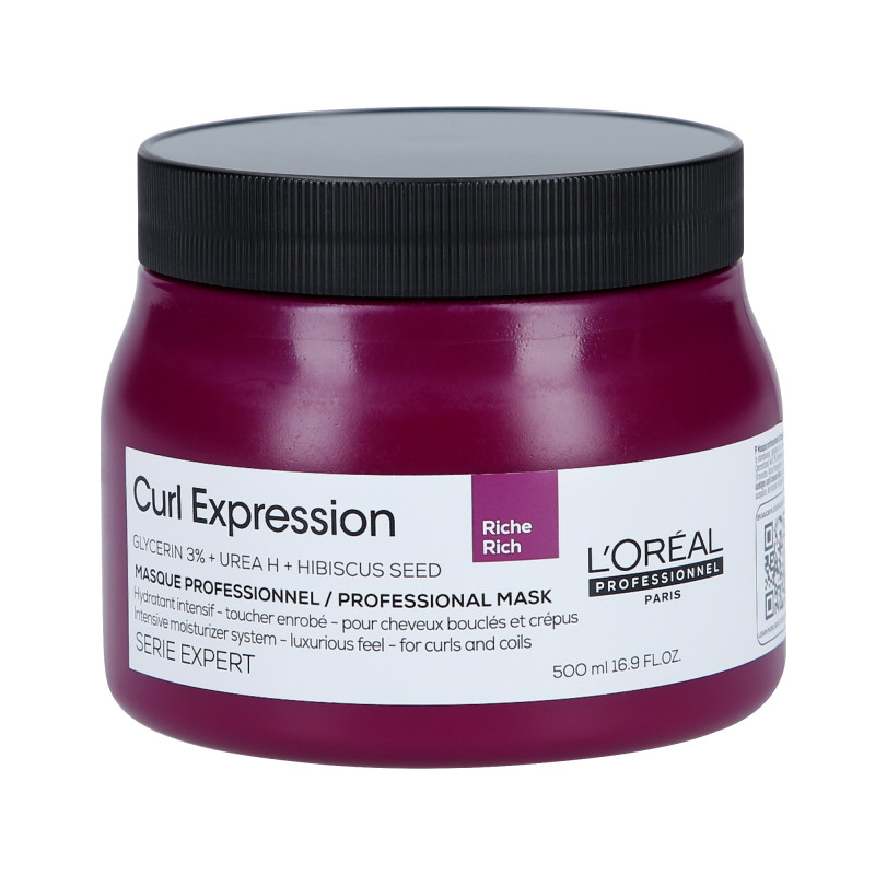 L'OREAL PROFESSIONNEL SERIE EXPERT CURL EXPRESSION RICH Intensivt fugtgivende maske til krøllet hår 500ml