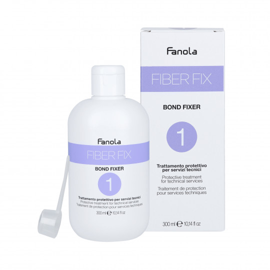 FANOLA FIBER FIX N1 Kuracja odbudowująca do włosów farbowanych 300ml