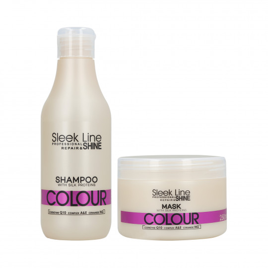 STAPIZ SLEEK LINE COLOR Shampoo 300ml + Naamio 250ml